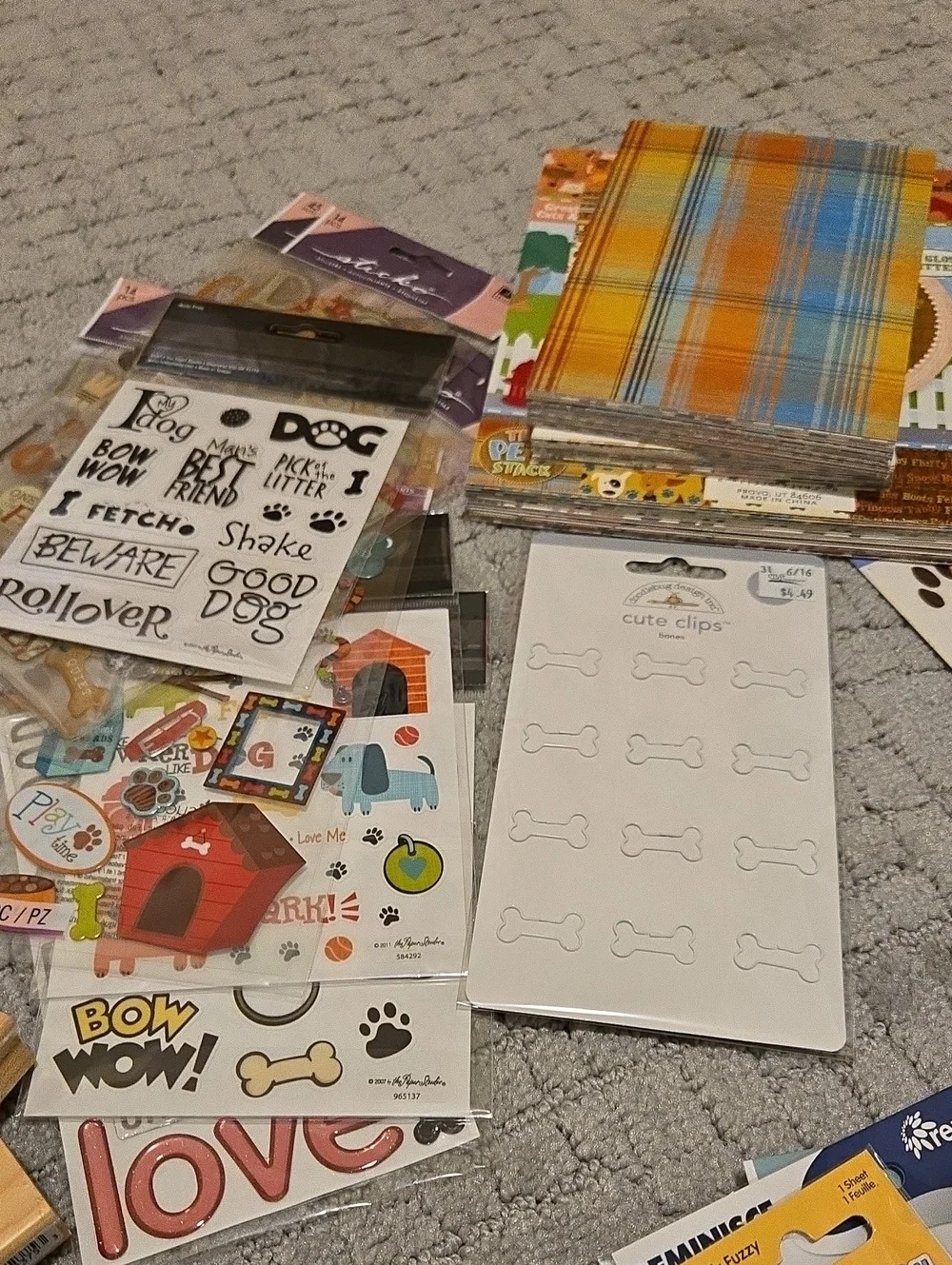 Dog Themed Crafting Bundle NWT